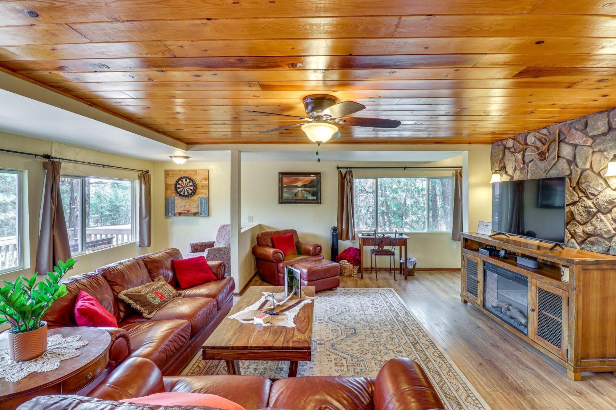 Show Low Cabin With Bbq And Fire Pit Pets Welcome! Dış mekan fotoğraf