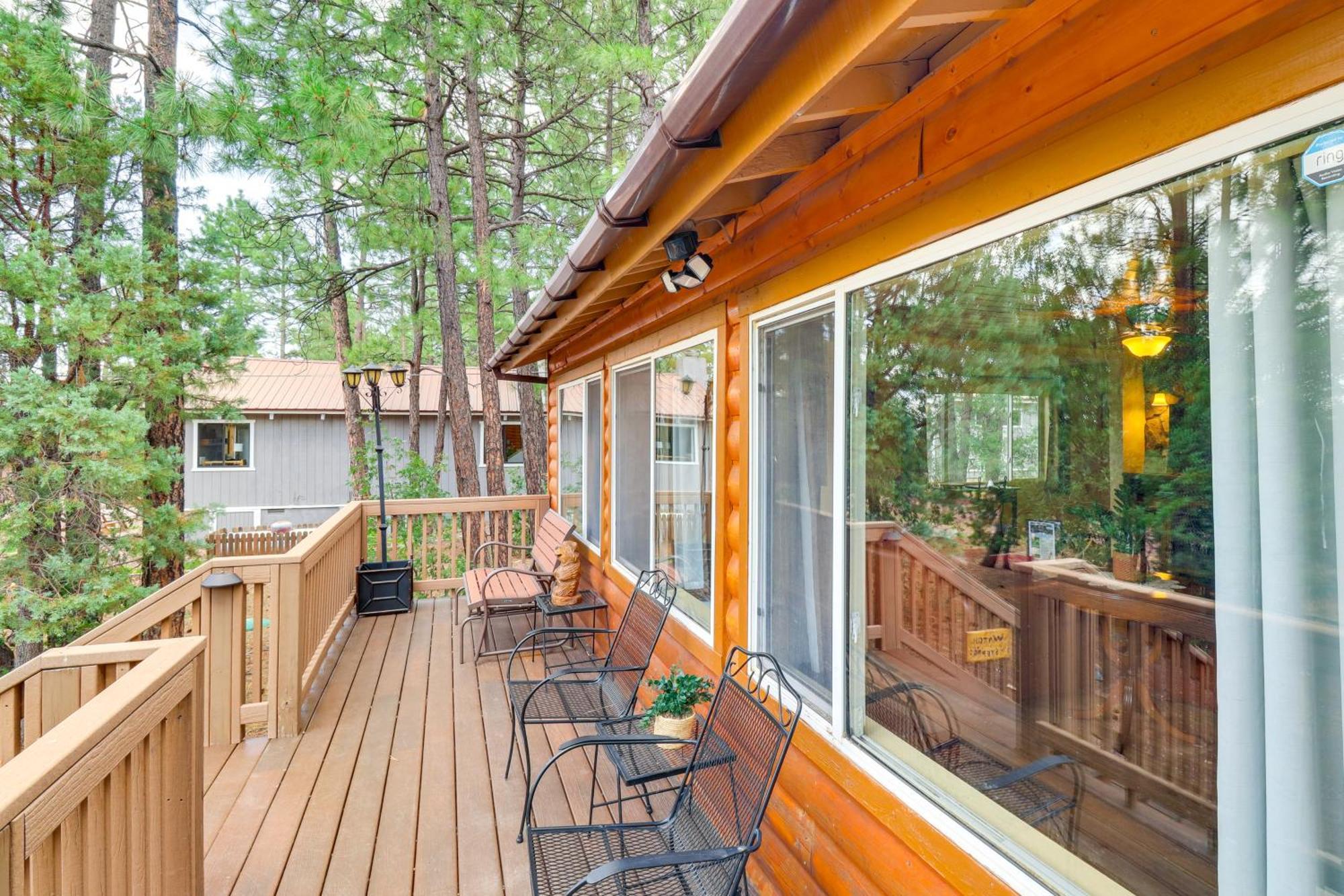Show Low Cabin With Bbq And Fire Pit Pets Welcome! Dış mekan fotoğraf