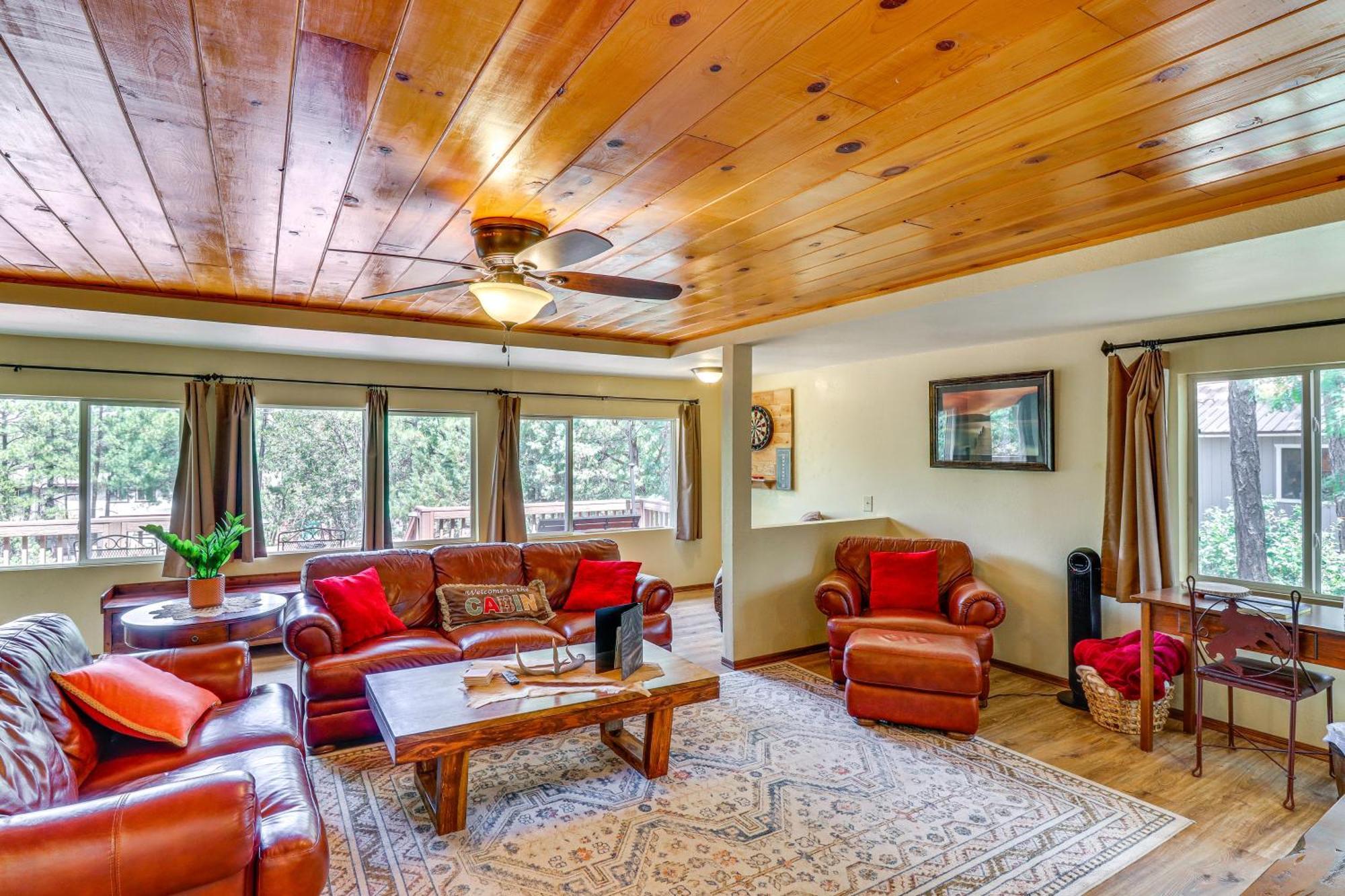 Show Low Cabin With Bbq And Fire Pit Pets Welcome! Dış mekan fotoğraf
